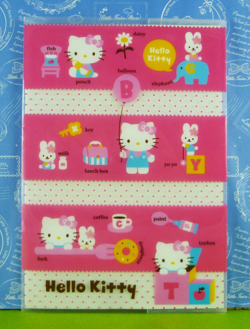 【震撼精品百貨】Hello Kitty 凱蒂貓 筆記本附套 積木【共1款】 震撼日式精品百貨