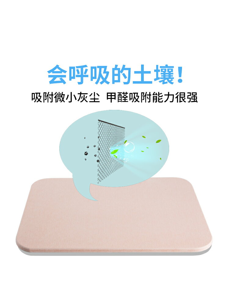 矽藻泥吸水墊腳墊浴室衛生間廁所門口家用地毯進門土防滑速幹地墊