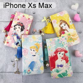 清倉價~迪士尼流蘇皮套 iPhone Xs Max (6.5吋)【正版授權】白雪公主 仙度瑞拉 小美人魚 貝兒