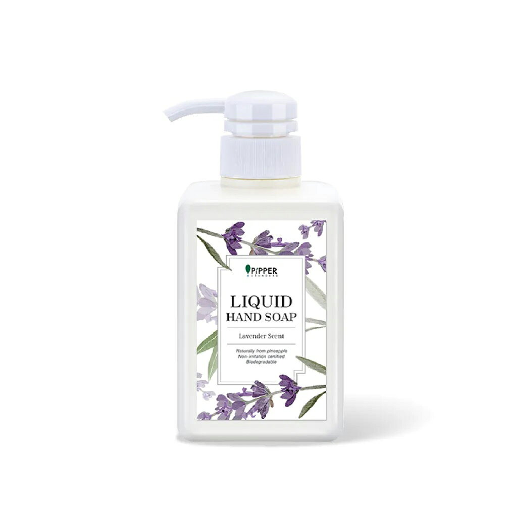 PiPPER 鳳梨酵素 天然 低敏 無刺激 洗手液 薰衣草 350ml H7710 (PC0901062)