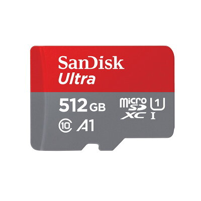 SanDisk Ultra Micro SDXC 512G/150MB C10 U1記憶卡/紅灰【九乘九購物網】