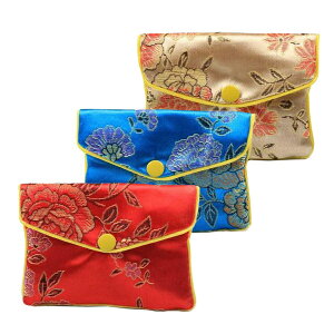復古零錢袋(小) 飾品袋零錢包 中國風收納裝飾繡花袋 萬用整理拉鍊包 印鑑印章袋