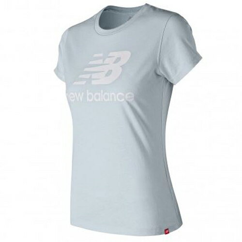 New Balance 女裝 短袖 休閒 經典 LOGO 棉質 藍【運動世界】AWT91546PSY【APP限定 | 單筆滿799元結帳輸入序號『GT-MEN1906』再折70元】