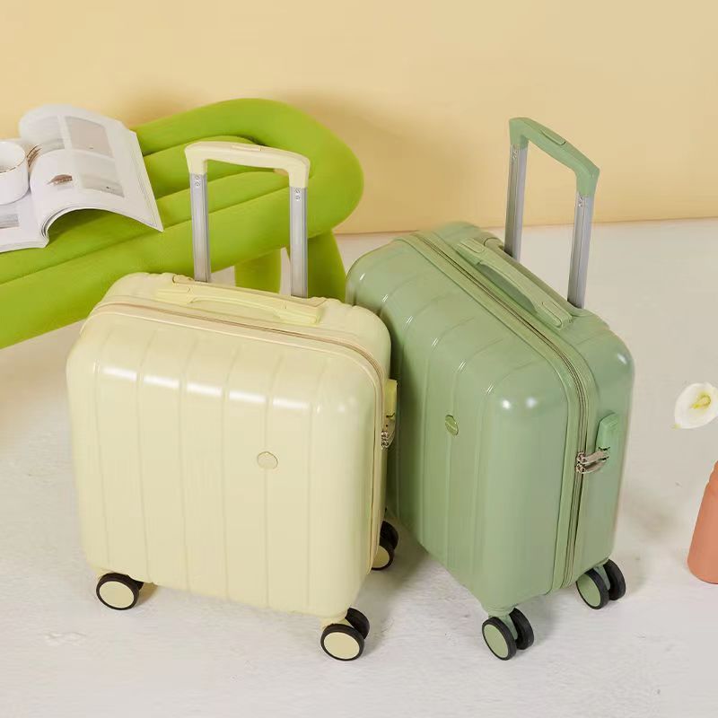 小V2023新款小型行李箱女18寸旅行登機箱拉桿箱20寸小眾兒童密碼箱男