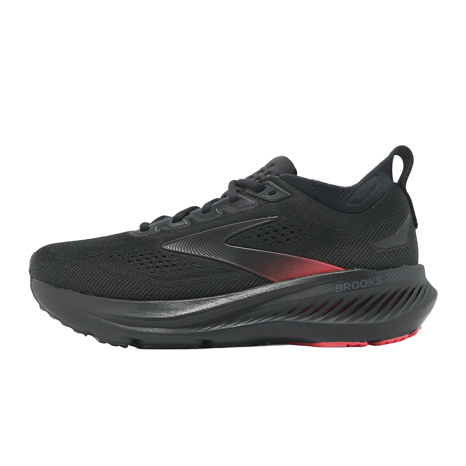 Brooks 慢跑鞋 Glycerin GTS 23 2E 寬楦 男鞋 黑 甘油系列 氮氣 1105032E088