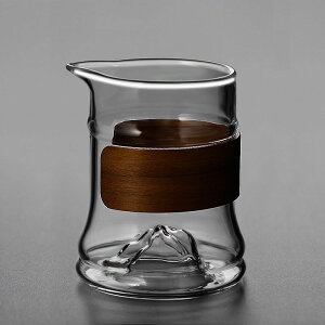 耐熱玻璃加厚公道杯日式功夫分茶器家用透明防燙茶海倒茶器