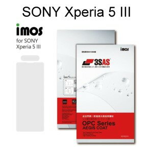 【iMos】3SAS系列保護貼 SONY Xperia 5 III (6.1吋) 超潑水、防污、抗刮