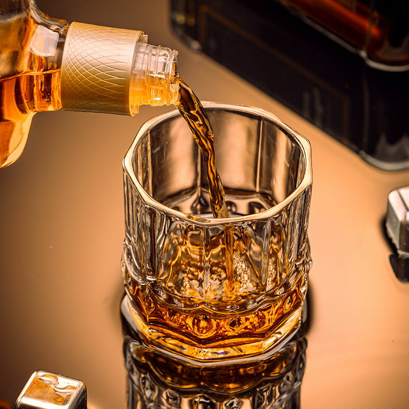 威士忌杯 附發票 快速出貨 水晶玻璃威士忌杯洋酒杯烈酒杯啤酒杯KTV酒吧家用歐式酒具杯子SS0306公司貨