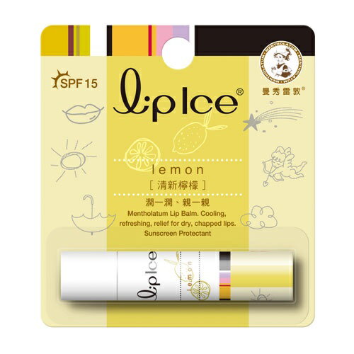 曼秀雷敦 LipIce潤唇膏-檸檬味 SPF15 3.5g
