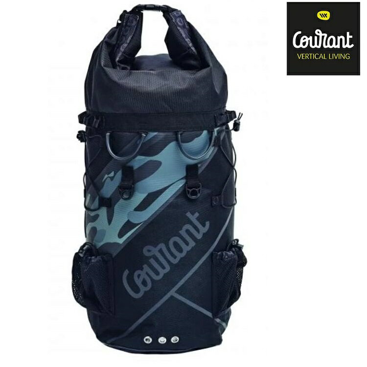 Courant Dock 60L 折口工具袋/裝備揹包/束口工具袋 戰術黑 PSAMFBA