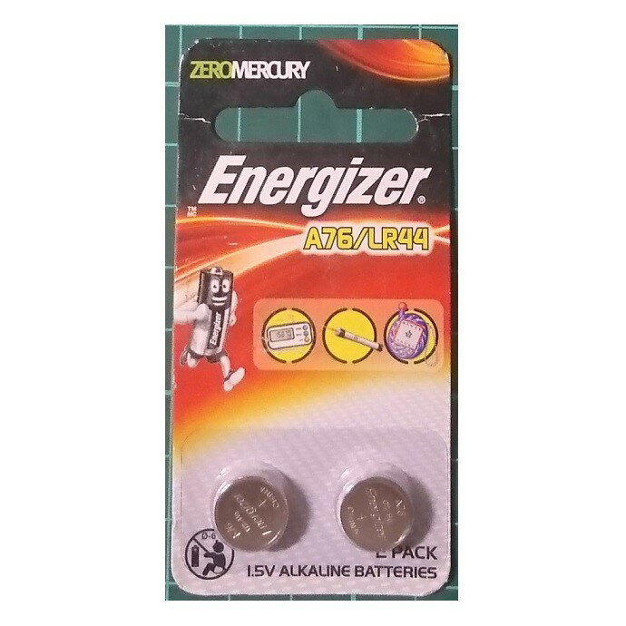 《省您錢購物網》 全新~勁量Energizer鈕扣型鹼性電池-A76/LR44~公司貨