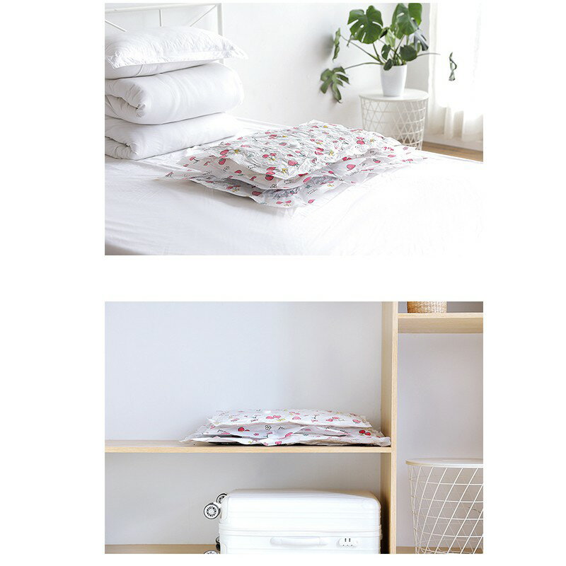 衣物真空壓縮袋【Y015】台灣出貨 居家  真空壓縮收納袋 手卷 壓縮袋 收納袋 真空袋 棉被袋 衣物袋 收納真空袋 1