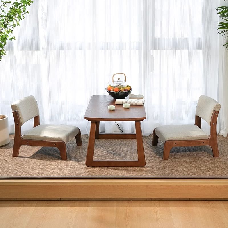 【限時優惠】窗臺榻榻米茶椅實木日式和室炕椅陽臺地板小坐凳圍爐煮茶無腳座椅
