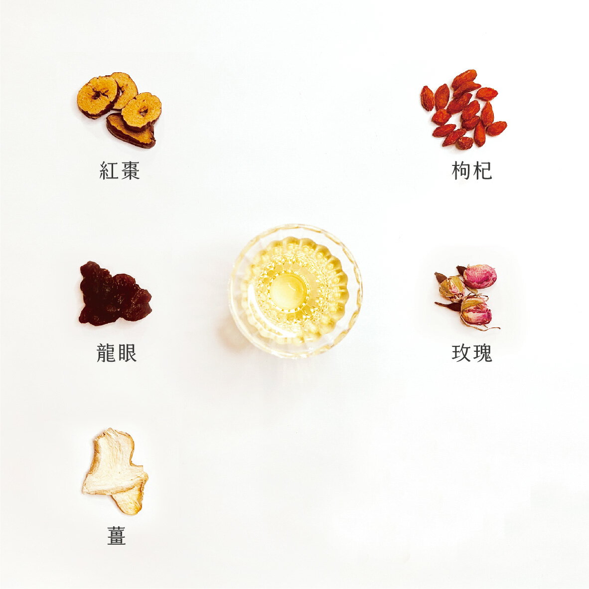 順昌漢方堂 桂圓玫瑰薑茶 養生茶包 桂圓 龍眼 紅棗 枸杞 玫瑰 薑 養生 茶包 3