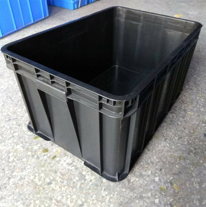 周轉箱 加厚防靜電周轉箱黑色塑料箱膠筐電子元器件物料盒帶蓋可做分格板