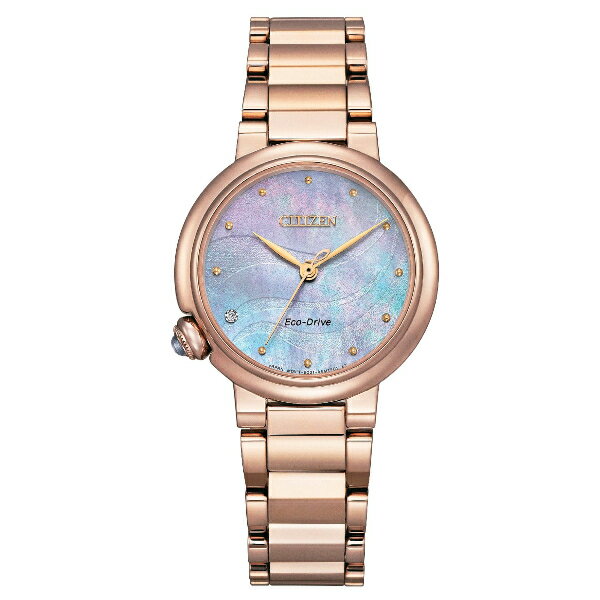 CITIZEN 星辰 L系列 EM0917-81Y 透徹天空藍光動能女錶 / 白蝶貝面 30mm｜樂天全館特惠中★指定刷卡回饋10%