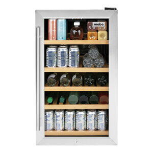 【點數10%回饋】【MABE美寶】MVS04BQSS 109罐 數位式啤酒飲料櫃 透明玻璃門 右開門