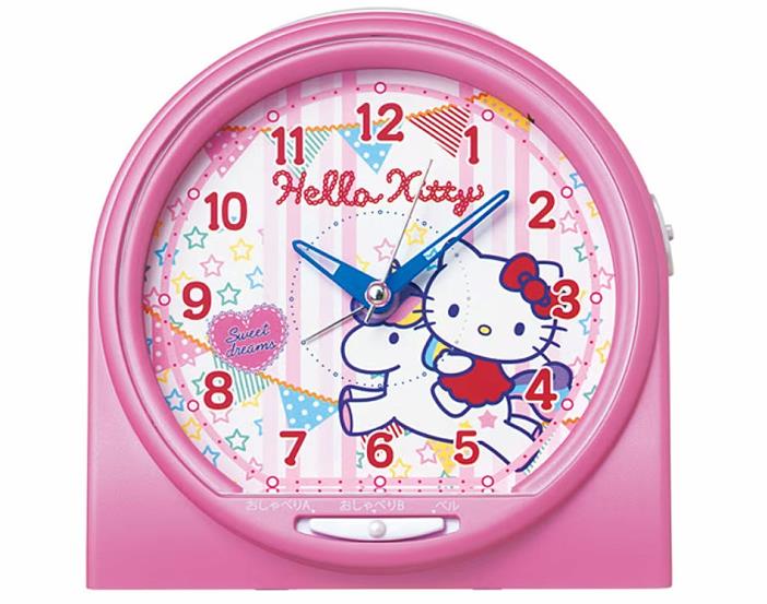 [3東京直購] SEIKO CQ134P 凱蒂貓 Hello Kitty 時鐘 鬧鐘 電池式 Time Creation alarm clock