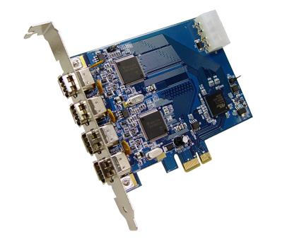 臺灣IOI FWX2-PCIE10 1394采集卡 原裝全新 工業相機專業聲卡