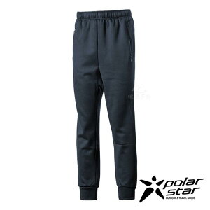 PolarStar 中性 針織保暖運動長褲『黑藍』P19403