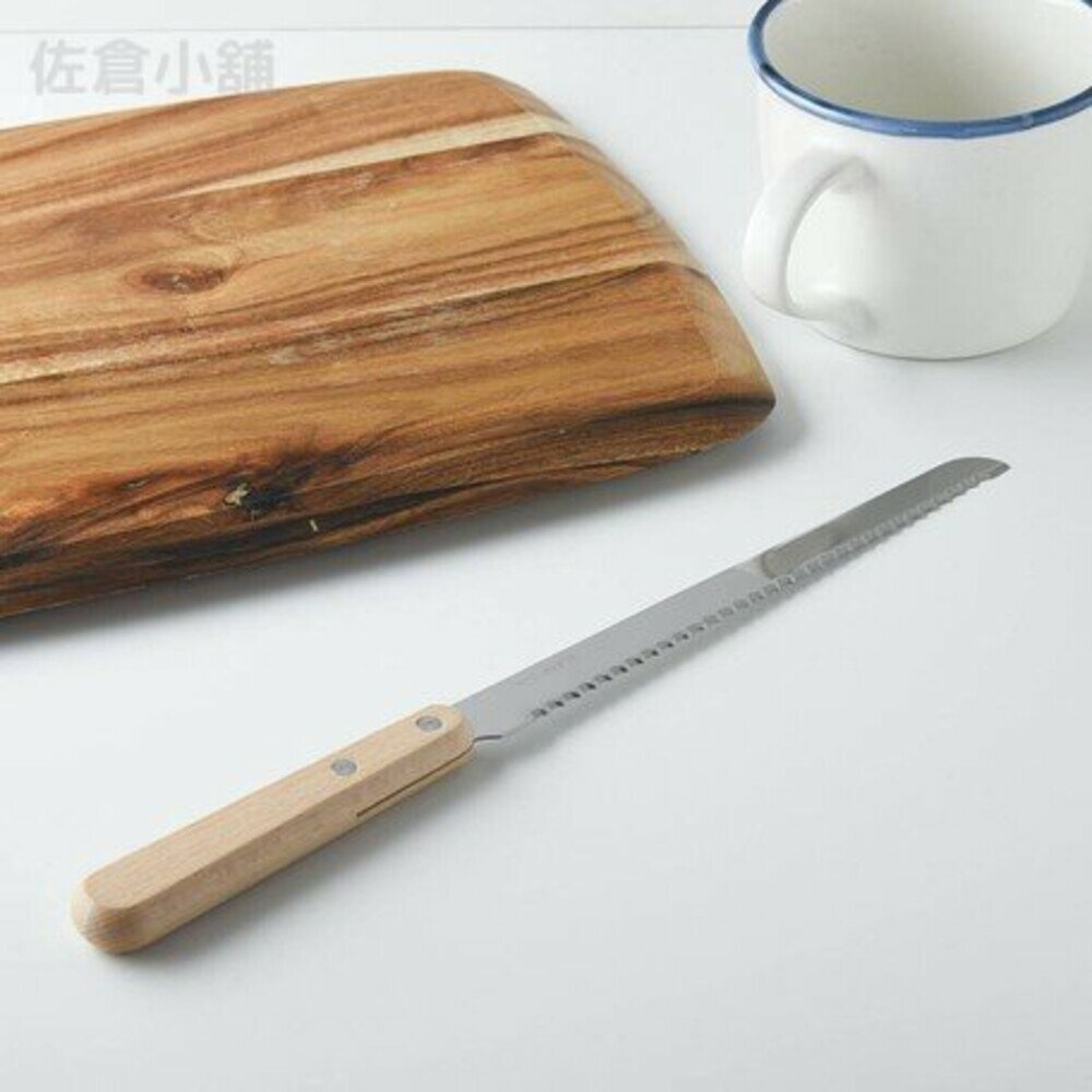 日本製 不鏽鋼麵包刀 燕三條 木手柄 不鏽鋼 吐司刀 鋸齒刀 法國麵包 粗齒麵包刀 烘焙刀 - 日本製 燕三條 不鏽鋼 麵包刀 蛋糕刀 烘焙 刀具 刀 菜刀 粗齒麵包刀 木質手柄 切三明治 切壽司 烘焙用具 西式餐具 不鏽鋼麵包刀 木手柄 吐司刀 鋸齒刀