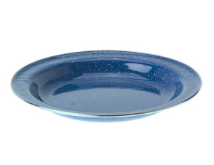 ├登山樂┤美國 GSI Deep Plate Stainless Rim 10.5＂ 不鏽鋼包邊砝瑯盤-藍 # 31528