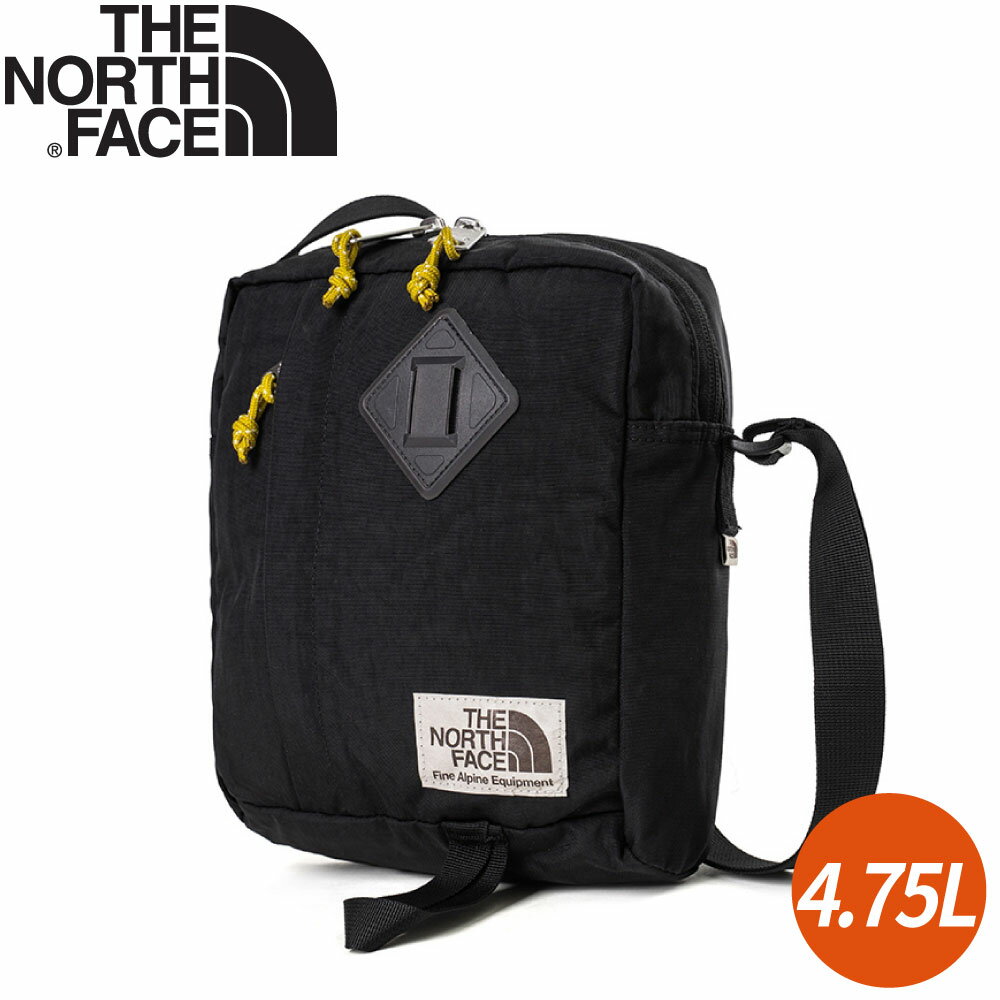 【The North Face 4.75L單肩背提包《黑色》】52VT/斜揹包/側揹包/肩揹包