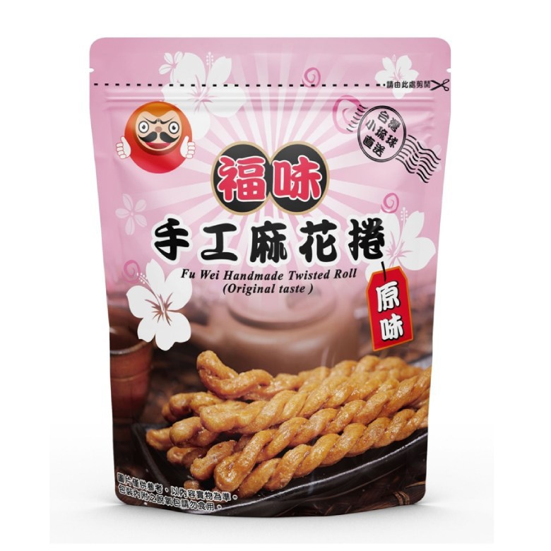 小琉球名產 福味手工麻花捲-原味(200g/包) [大買家]