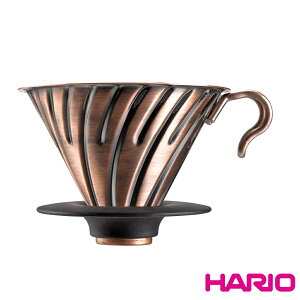 【沐湛咖啡】HARIO 紅銅金屬濾杯 VDM-02CP 手沖濾杯 V60 2-4人濾杯