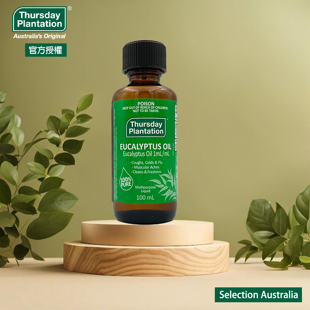 【Thursday Plantation 星期四農莊】澳洲尤加利精油 100ml(100%純精油)