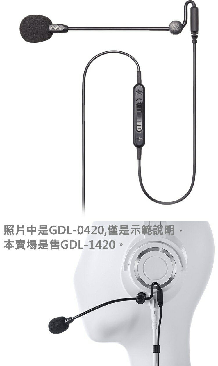 又敗家 美國Antlion Audio磁扣式單一指向性mic降噪麥克風GDL-1420適遊戲耳罩耳機ModMic Uni【全館199超取免運】【APP下單點數4倍送】