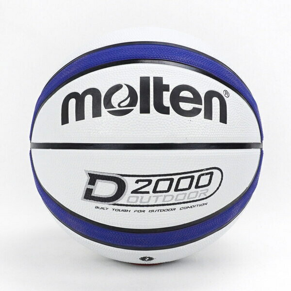 Molten [B7D2005-WB] 籃球 12片 深溝 橡膠 7號球 標準 室內外 運動 訓練 白藍