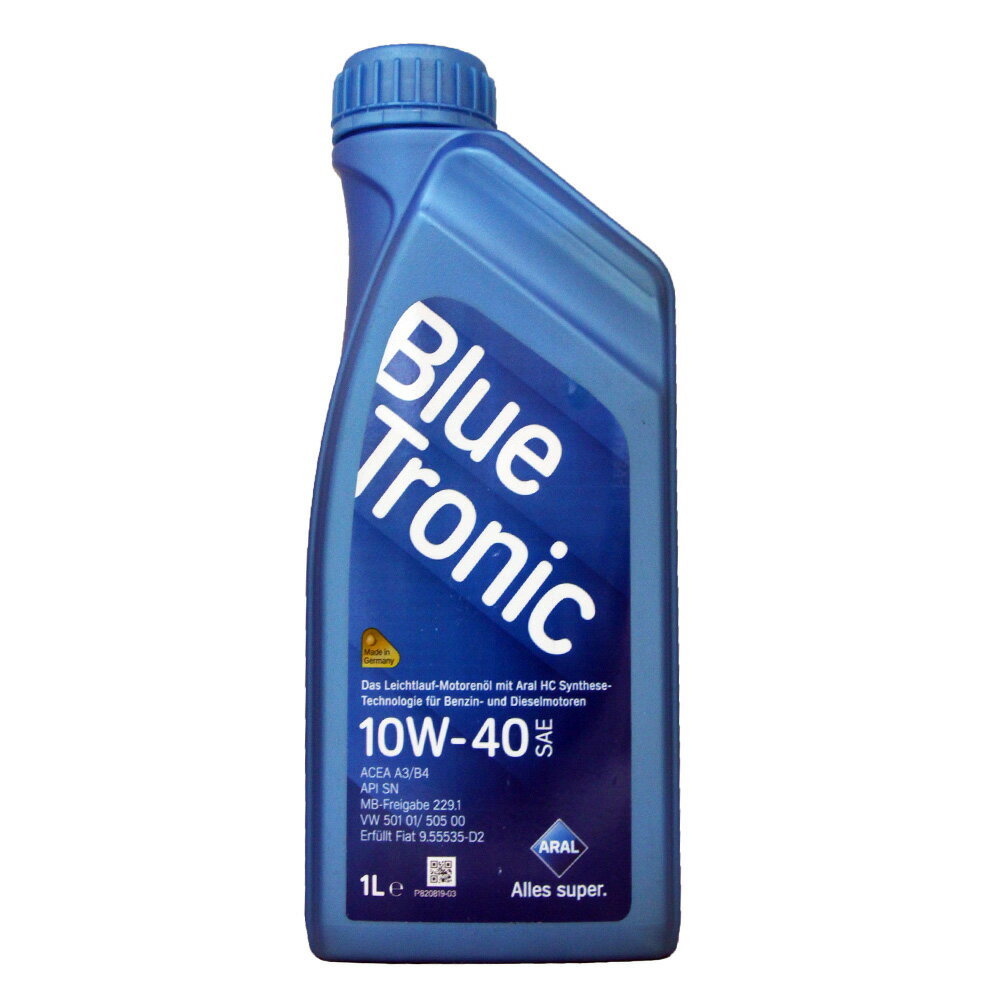 ARAL BLUE TRONIC 10W40 合成機油