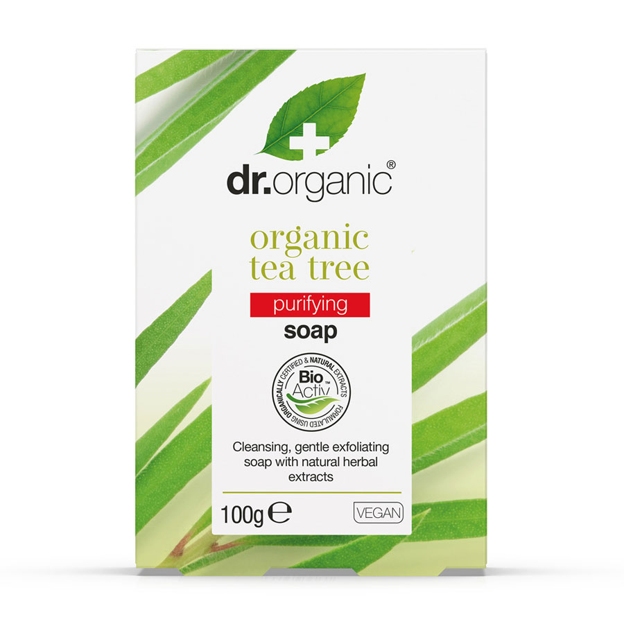 【dr.organic 丹霓珂】活性茶樹肌礎皂 100g