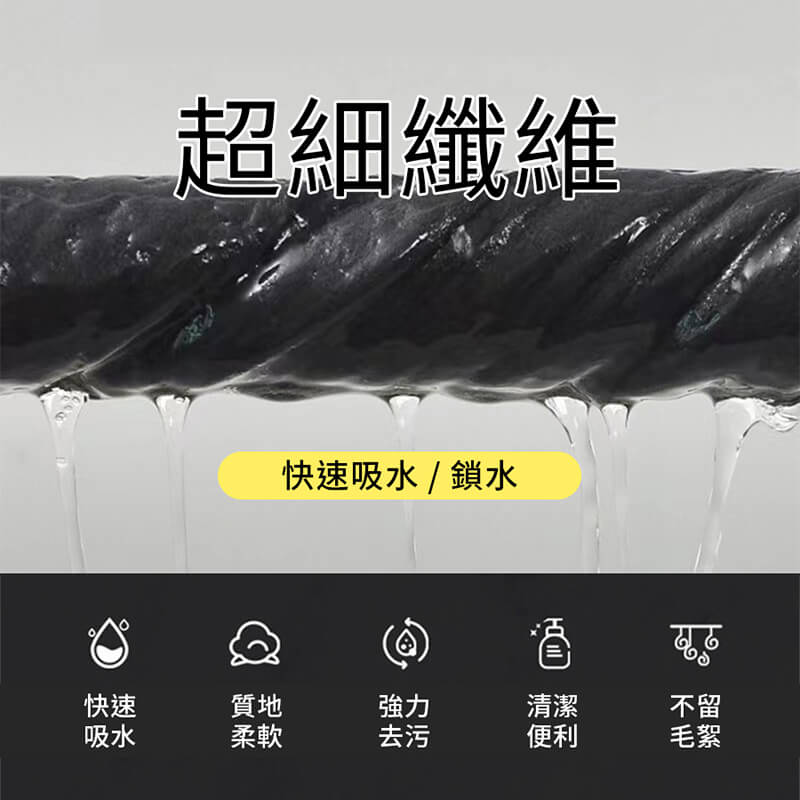 【homer生活家】韓國無痕吸水抹布 清潔抹布 擦玻璃不留痕 不掉毛 強力吸水抹布 百潔布 擦車布 清潔 廚房 擦車 抹布 2