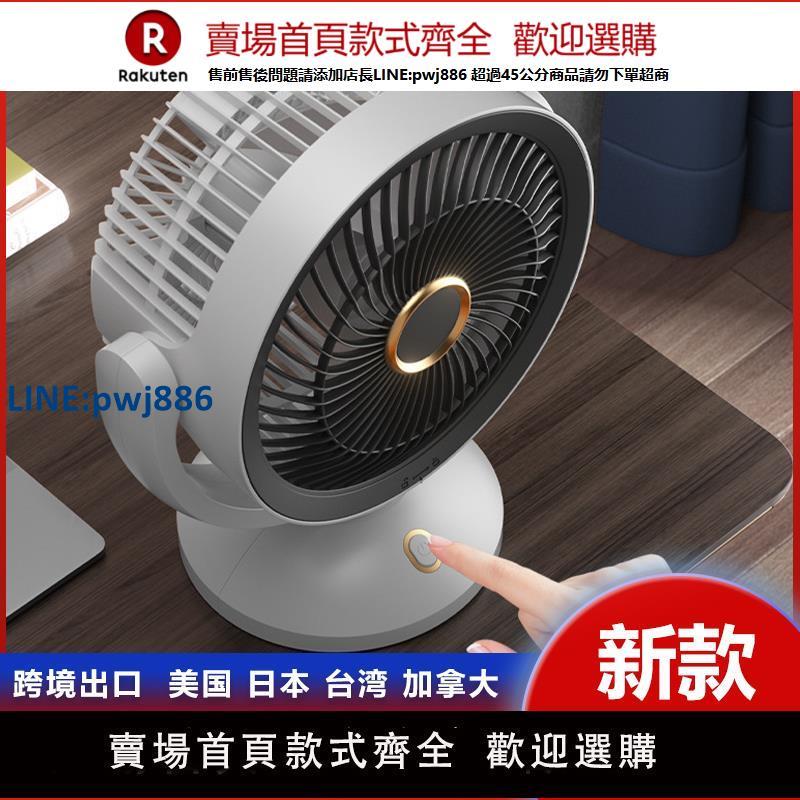 【高品質超低價】美規110V新款桌面空氣循環扇家用小風扇臺式輕音學生宿舍循環扇