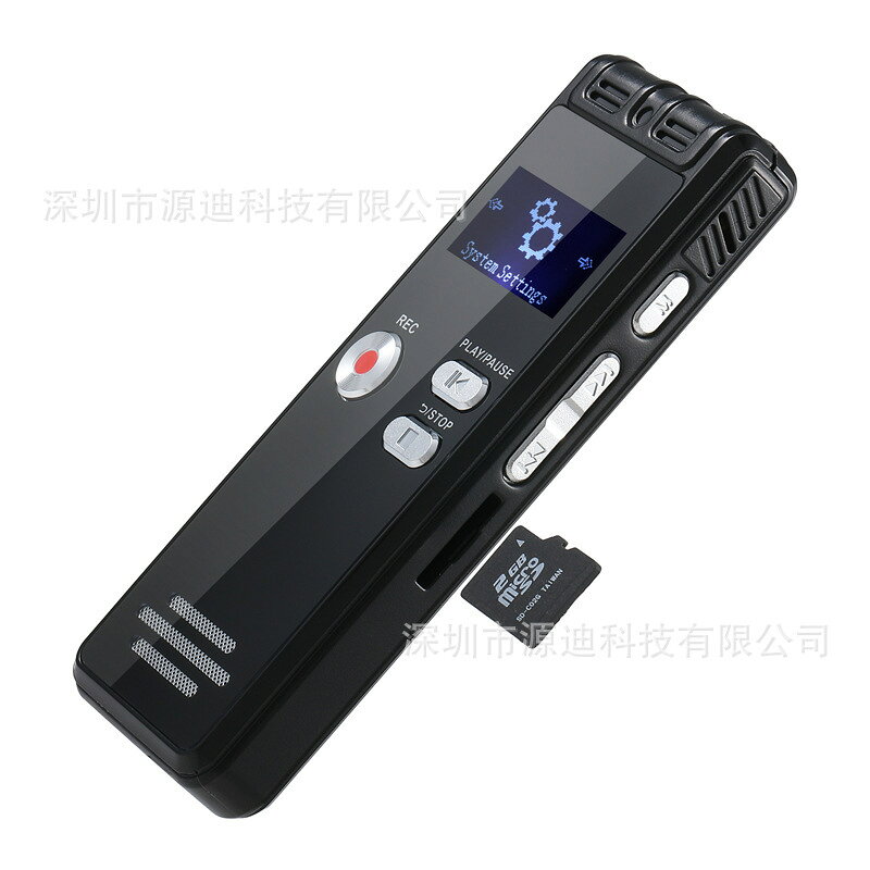 新品32G 64G錄音筆 外接插卡數碼錄音筆 mp3播放英文版供