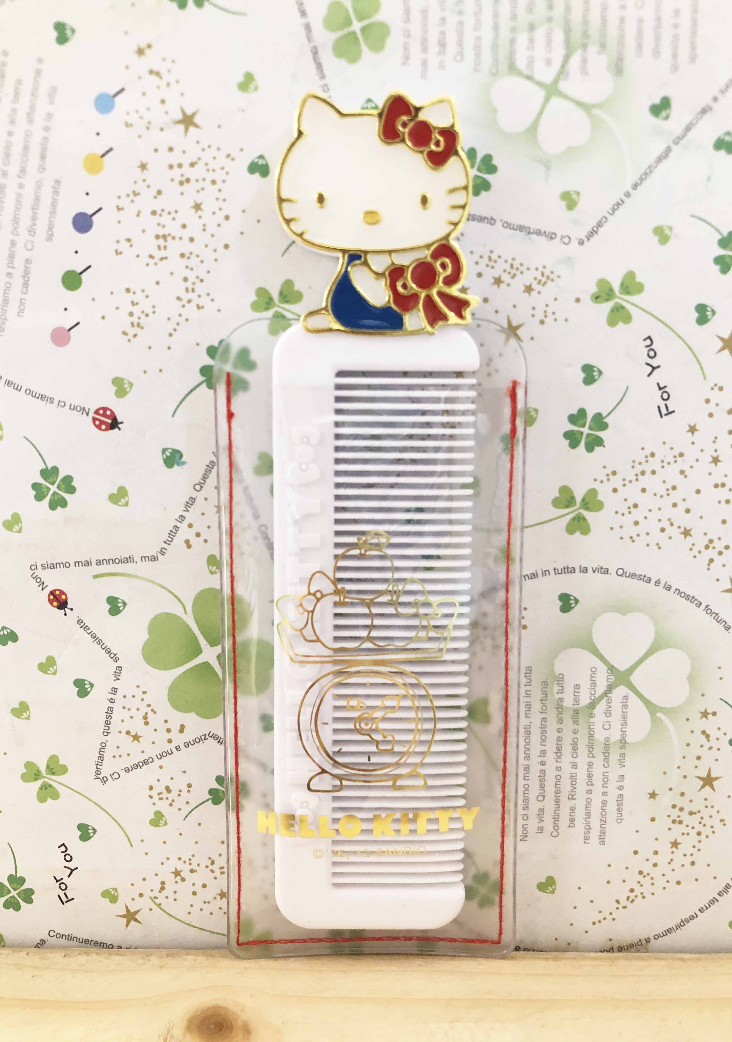 【震撼精品百貨】Hello Kitty 凱蒂貓-日本SANRIO三麗鷗 KITTY扁梳附套*80919