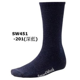 【【蘋果戶外】】Smartwool SW451 201 深藍 健行登山 輕薄型全筒中長襪 登山襪 美國製造 美麗諾羊毛襪 排汗襪 保暖 吸濕 抗臭