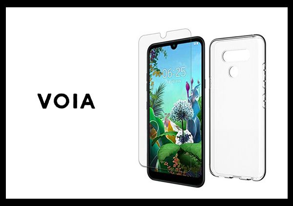 【VOIA】LG Q60 專用 透明矽胶保護套_附保護貼