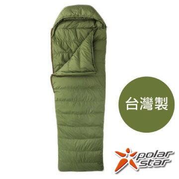 PolarStar 羽絨信封型睡袋 (藍/綠) P9332 耐寒度10~5度C