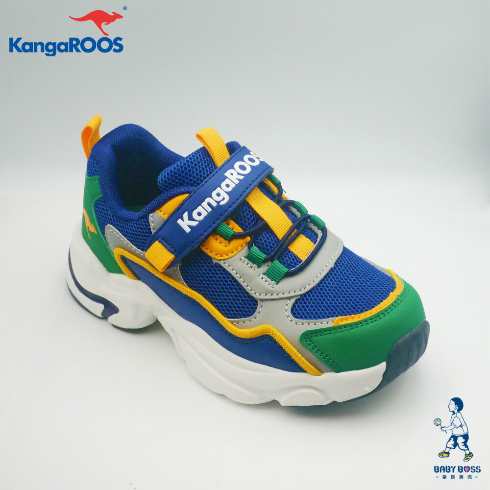 【正品發票出貨】KangaROOS美國袋鼠鞋FUSION 2復古老爹童鞋 運動鞋 休閒鞋 (藍綠-KK32320/白粉-KK32323)