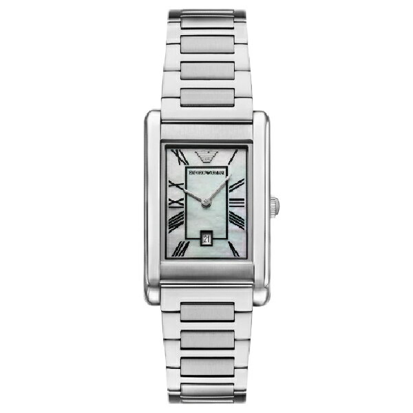 EMPORIO ARMANI 亞曼尼 AR11664 雋永風範仕紳手錶 銀色  25mm｜樂天全館特惠中★指定刷卡回饋10%