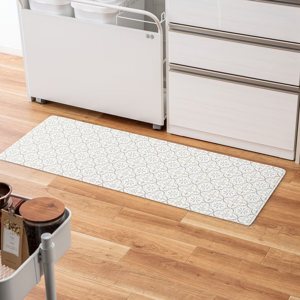 PVC廚房地墊 NEW TILE GY 45×60 JQ03 NITORI宜得利家居