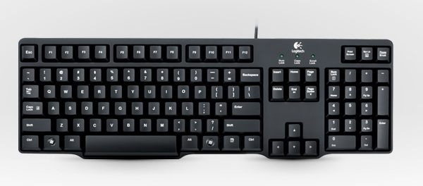  羅技 Logitech K100 PS/2 鍵盤 K-100 K 100 全尺寸鍵盤 防濺灑設計 排行榜