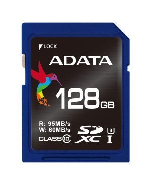 128GB 威剛 ADATA Premier Pro U3 SDXC UHS-I Class10 U3 記憶卡-富廉網