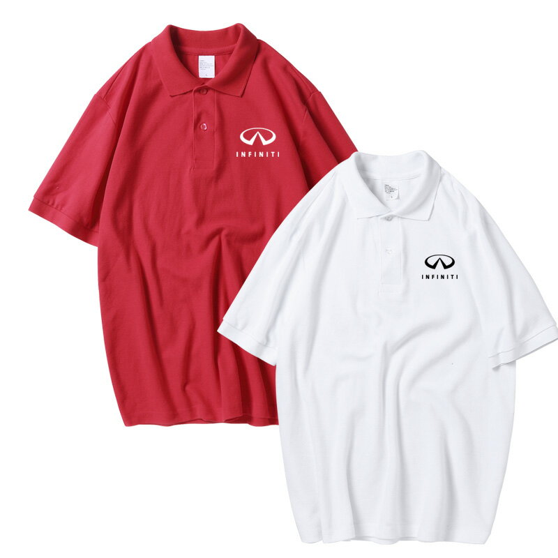 夏季英菲尼迪汽車標4s店工作服裝T恤翻領polo衫短袖衣服半袖定製