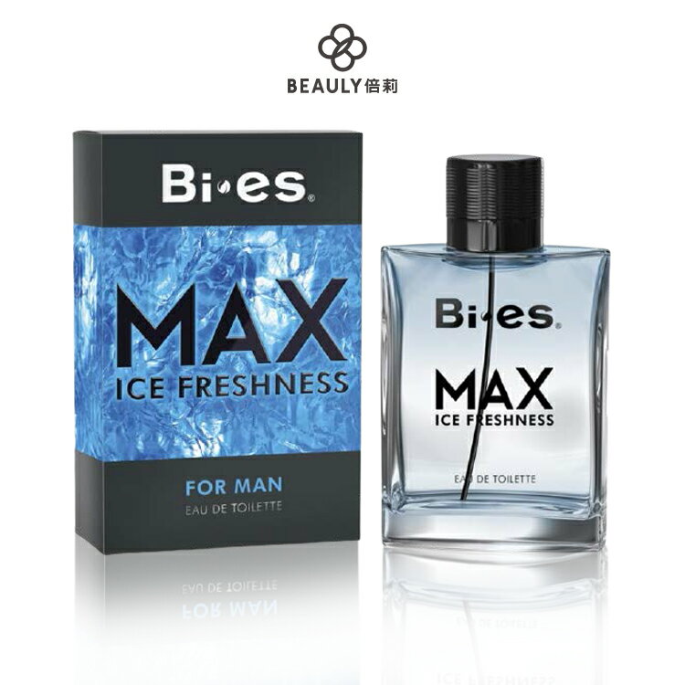 BI-ES MAX ICE FRESHNESS 極致沁涼男性淡香水 100ml【送同款香水卡】《BEAULY倍莉》