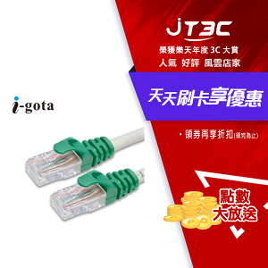 【最高4%回饋+299免運】i-gota CAT6A 十字溝槽網路線 5M 5米(RJ-MW6A-005)★(7-11滿299免運)