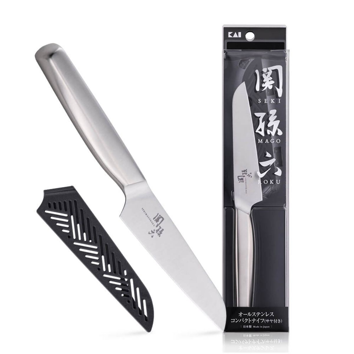 日本製 KAI 貝印 關孫六 水果刀(附刀套) 蔬果刀 削皮刀 菜刀 露營刀具＊夏日微風＊